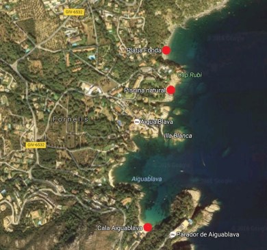 aiguablava psicina platja fonda