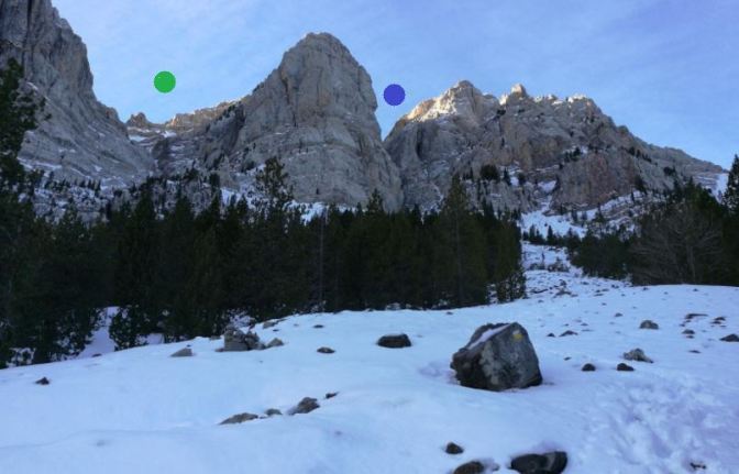 pujada cap a les canals