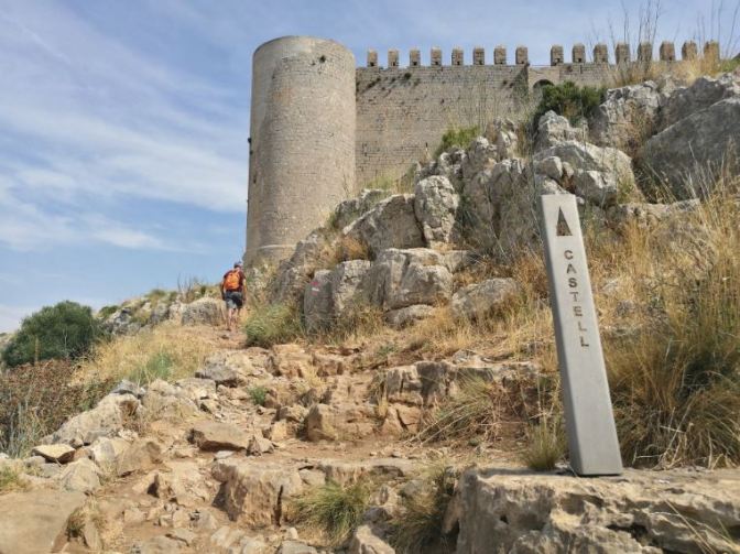 arribada al castell